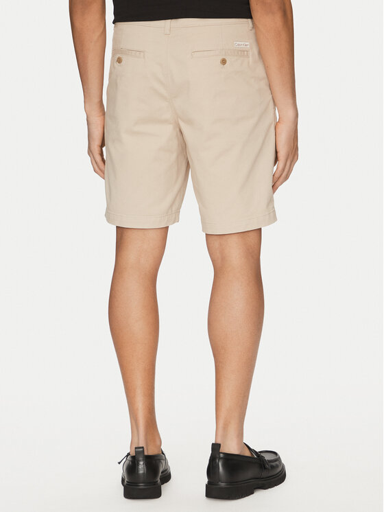 Calvin Klein Jeans Calvin Klein Jeans Шорти от плат LV040EM618 Бежов Regular Fit
