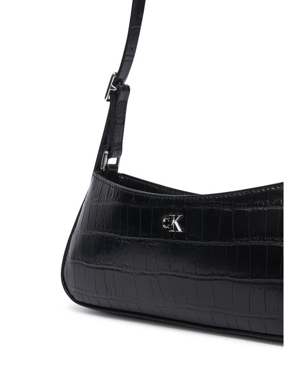 Calvin Klein Calvin Klein Handtasche Ck Croc Small Shoulder Bag LV04F3906G Schwarz