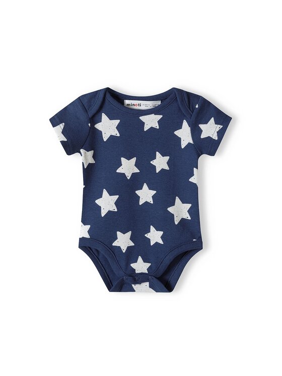 MINOTI MINOTI Body dziecięce 13mbaby 3 Granatowy Regular Fit