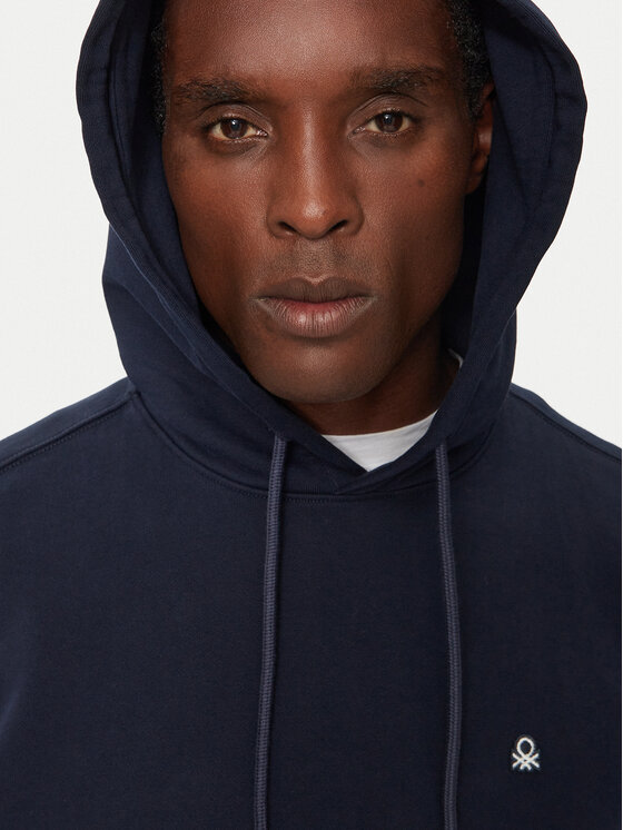 United Colors Of Benetton United Colors Of Benetton Суитшърт 342ZU201K Тъмносин Regular Fit