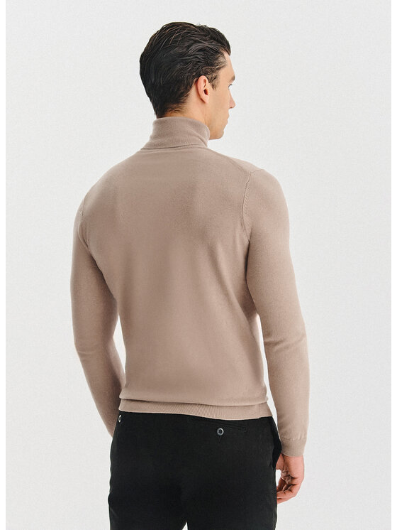 Pako Lorente Pako Lorente Sweter P25WB-2X-025 Beżowy Classic Fit