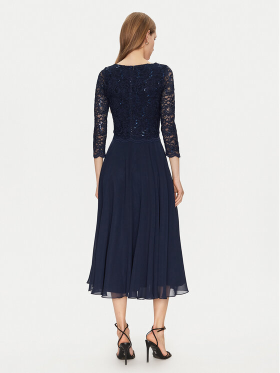 Swing Swing Coctailkleid 5AI08900 Dunkelblau Regular Fit