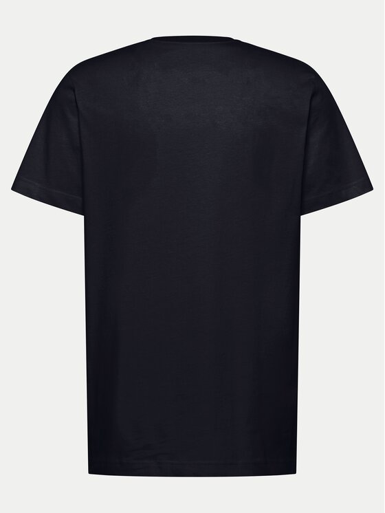 Jack Wolfskin Jack Wolfskin T-shirt Brand T A64116 Blu scuro Regular Fit