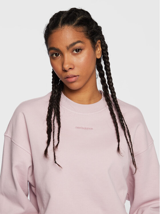 New Balance New Balance Суитшърт Athletics Nature WT23555 Виолетов Relaxed Fit