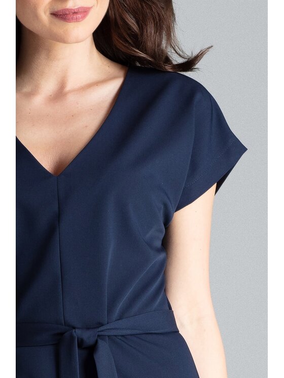 Lenitif Lenitif Vestito L032 Blu scuro Regular Fit