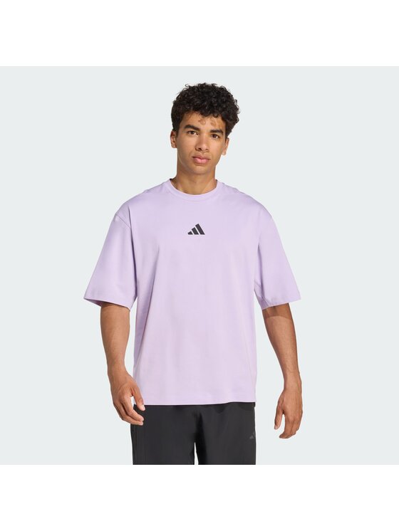 Koszulka techniczna, rozmiar XL, Fioletowa, PrimeLift Workout Oversize Tee