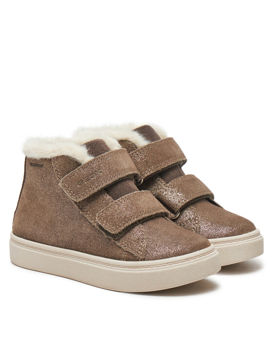 Geox Geox Šnurovacia obuv B465XA 00077 C9006 S Zlatá