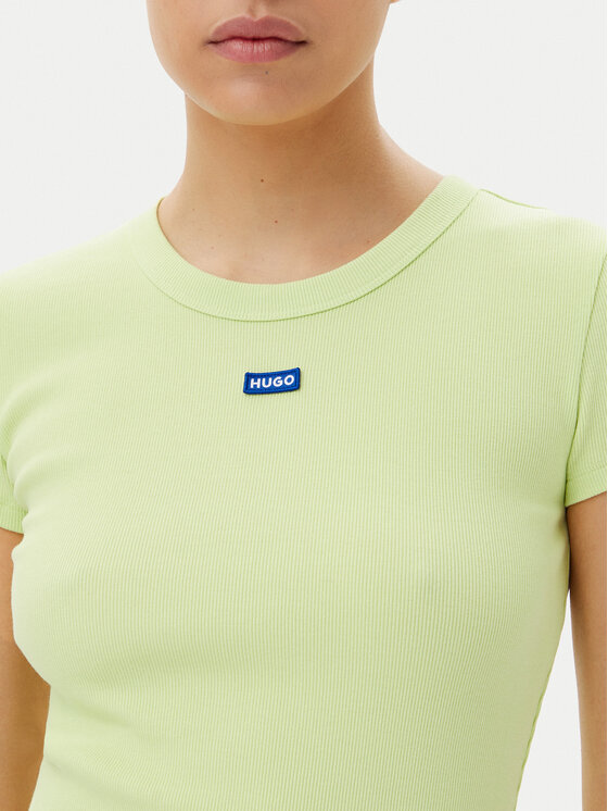 HUGO HUGO T-shirt Easy 50523924 Verde Slim Fit