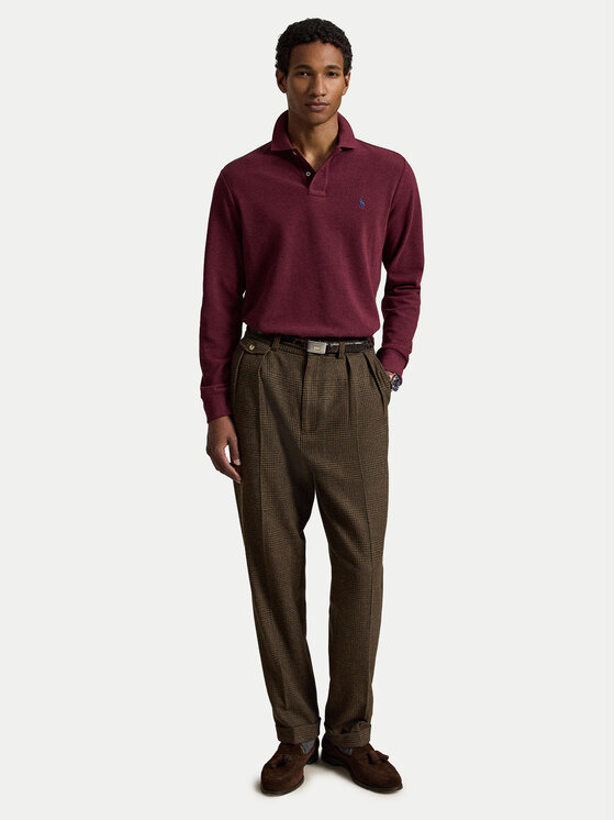 Polo Ralph Lauren Polo Ralph Lauren Poloshirt 710680790095 Dunkelrot Custom Slim Fit