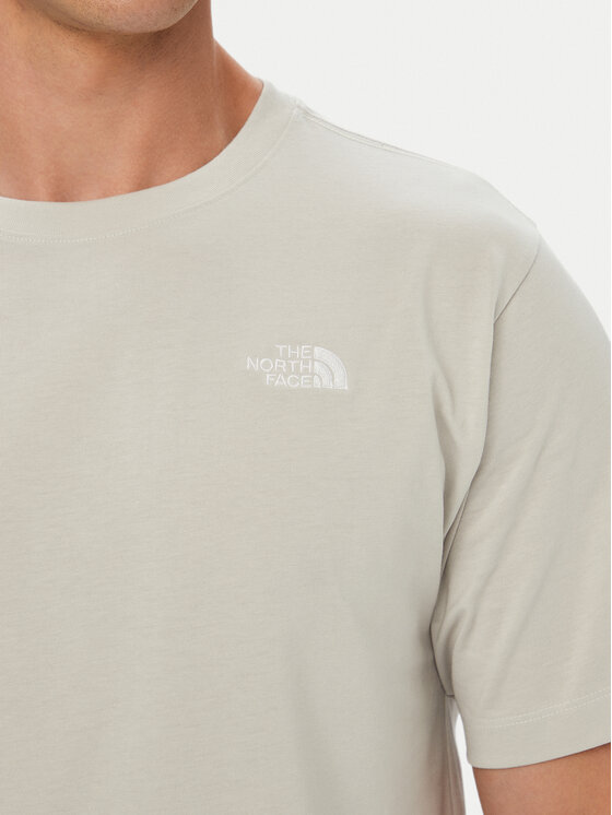 The North Face The North Face Majica Evolution Simple Dome NF0A8CZ2 Svetlo siva Regular Fit