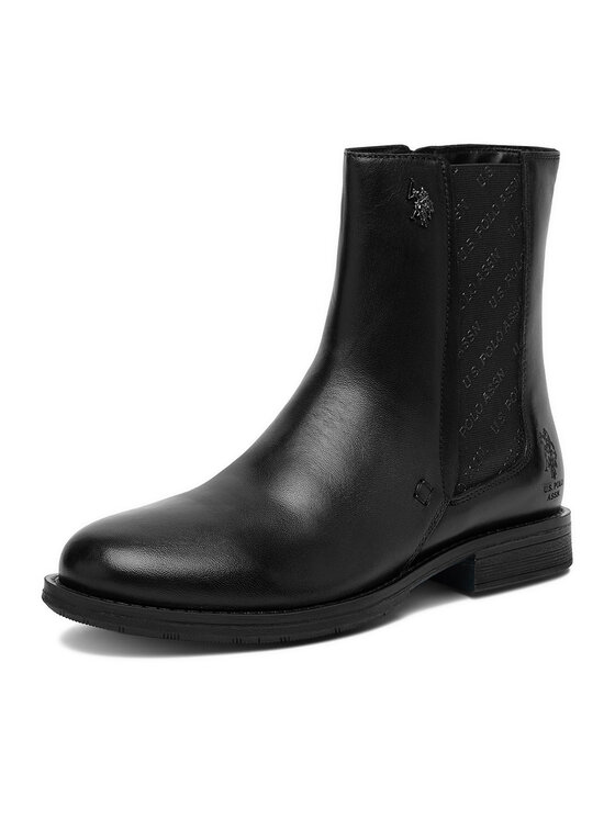 U.S. Polo Assn. U.S. Polo Assn. Členková obuv s elastickým prvkom CEO-INGRID002W/EL1 Čierna
