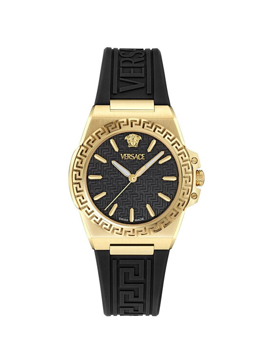 Versace Versace Zegarek VE0D00225 Czarny