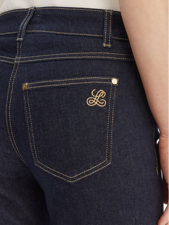 Luisa Spagnoli Luisa Spagnoli Jeans Aggettivo 542845 Dunkelblau Flare Fit