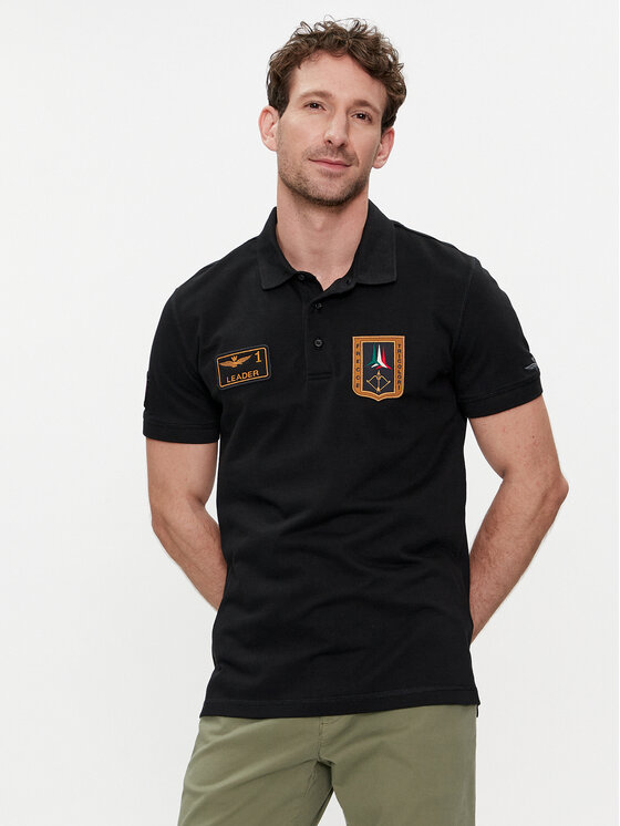 Aeronautica Militare Aeronautica Militare Polo 241PO1762P192 Nero Regular Fit