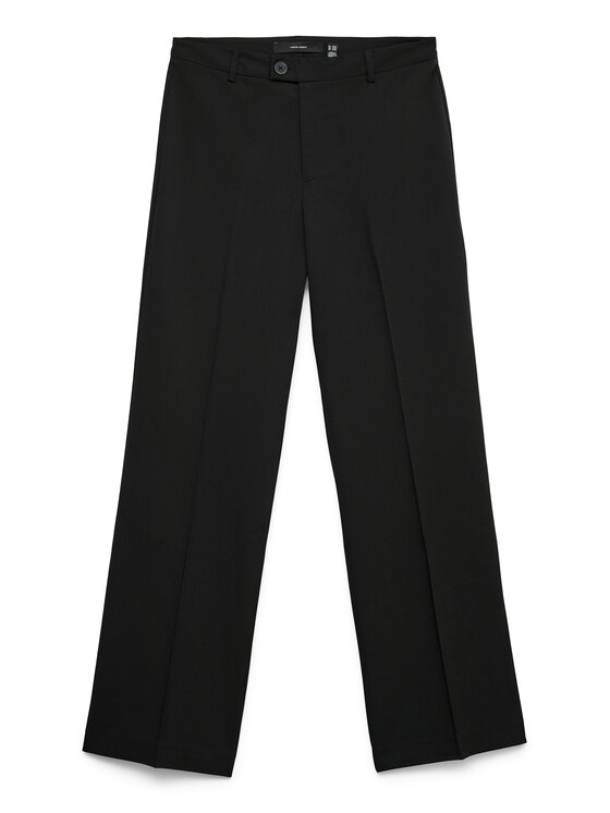 Vero Moda Vero Moda Szövet nadrág Texas 10334103 Fekete Straight Fit