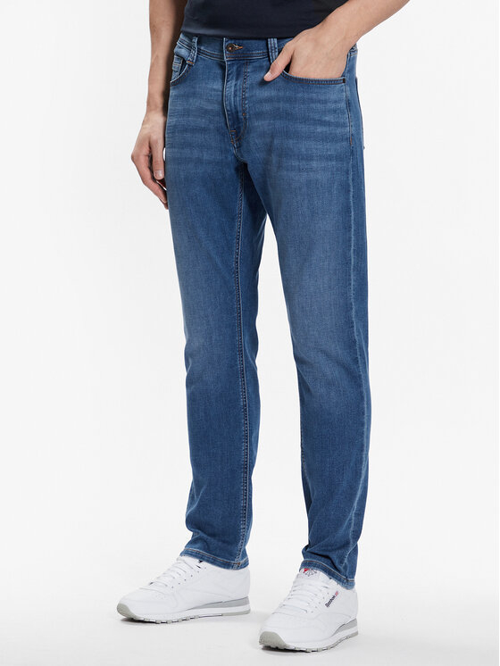 Mustang Mustang Джинси Oregon 1013435 Голубий Tapered Fit