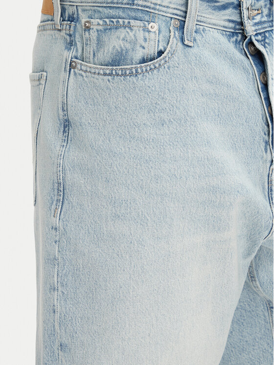 Jack&Jones Jack&Jones Džínsové šortky Ron 12272237 Modrá Baggy Fit