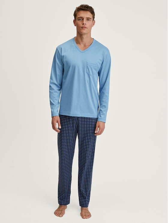Calida Calida Pyžamo 46286 Modrá Regular Fit