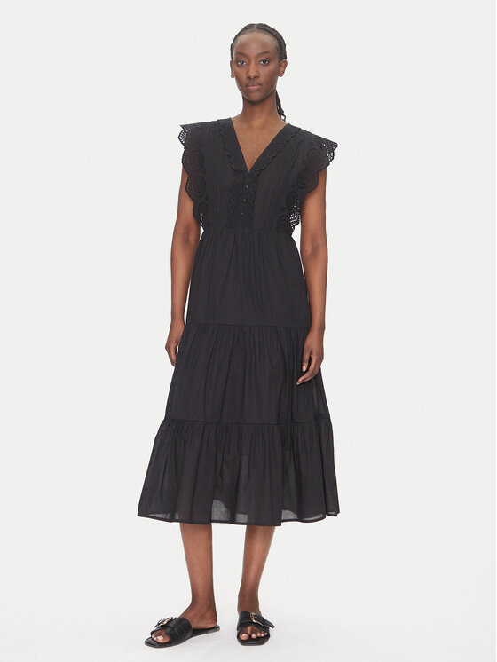 JDY JDY Rochie de vară Sara 15350748 Negru Regular Fit