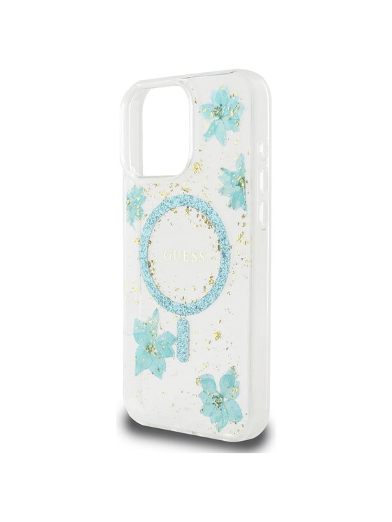 Guess Guess Etui na telefon Apple iPhone 16 Pro Max Turkusowy