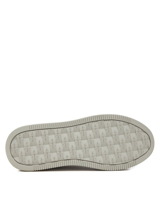 Calvin Klein Jeans Calvin Klein Jeans Sneakersy Bold Platf Low Lace Lth Ml Mtl YW0YW01516 Biały