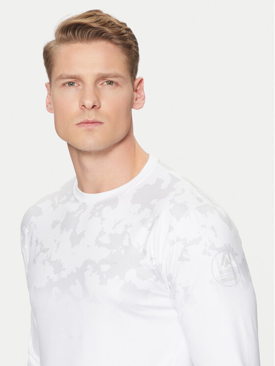 Surfanic Surfanic Bielizna termoaktywna górna SWU1601 Biały Slim Fit