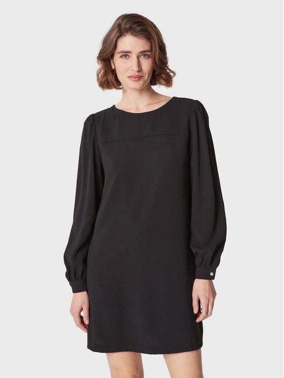 Liu Jo Každodenné šaty WF2337 T4229 Čierna Regular Fit