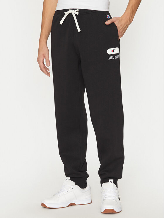 Champion Teplákové nohavice 220434 Čierna Loose Fit