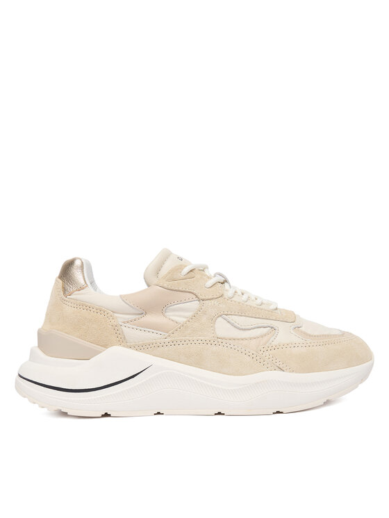 D.A.T.E. D.A.T.E. Sneakersy Fuga Shiny W431-FG-SH Beżowy