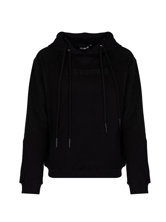 Les Hommes Les Hommes Mikina LBH1001700F Černá Regular Fit