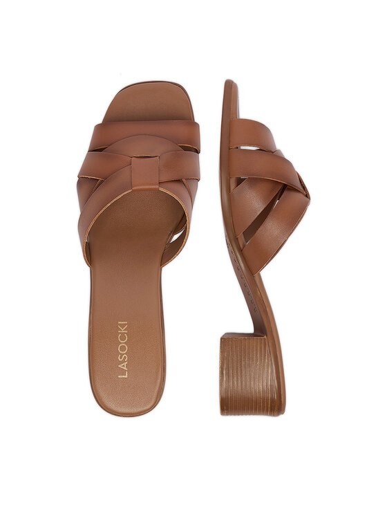 Lasocki Lasocki Natikače CEO-WI23-POST-05 Svijetlo smeđa