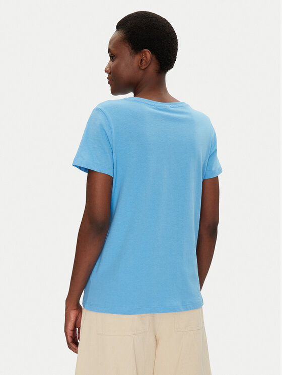 Fransa Fransa Tričko 20615288 Modrá Regular Fit