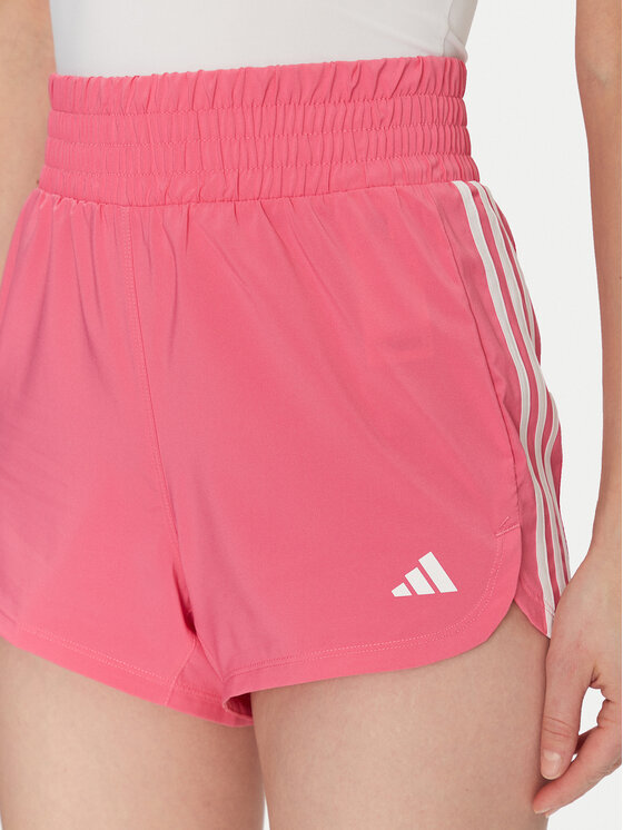 adidas adidas Sportovní kraťasy Pacer Training 3-Stripes IX1078 Růžová Regular Fit