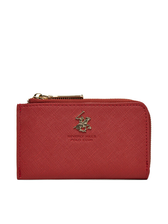 Beverly Hills Polo Club Beverly Hills Polo Club Дамски портфейл BHPC-W1-001-SS25 Червен
