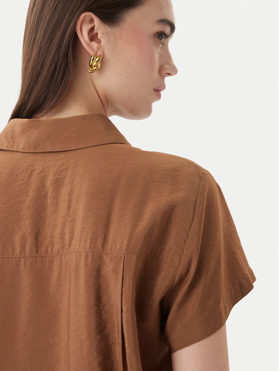 Marella Marella Риза Apice 2613111164 Кафяв Regular Fit
