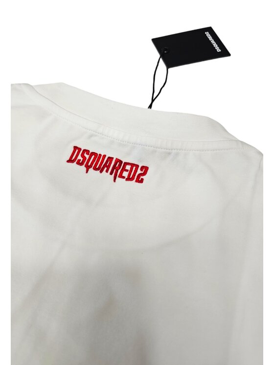Dsquared2 Underwear Dsquared2 Underwear T-shirt T shirt - Dsquared - horror jacquard Bianco Regular Fit