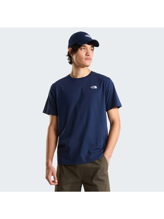 The North Face The North Face T-Shirt Evolution Simple Dome Tee Granatowy Regular Fit