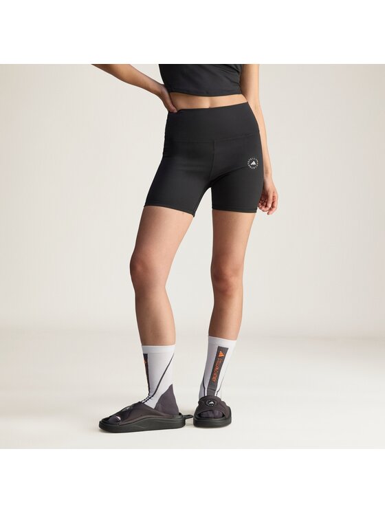 adidas by Stella McCartney adidas by Stella McCartney Szorty sportowe 154675 Czarny Fitted Fit