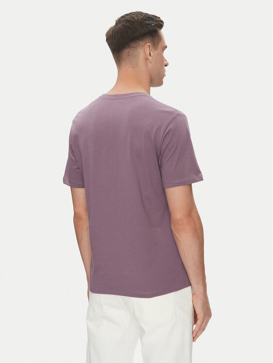 Pepe Jeans Pepe Jeans T-Shirt Eggo N PM508208 Fialová Regular Fit