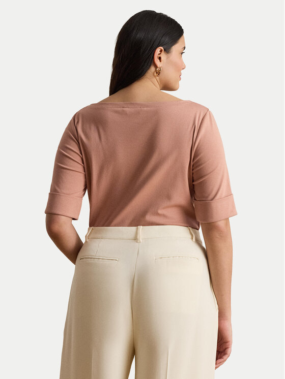 LAUREN RALPH LAUREN LAUREN RALPH LAUREN Bluzka Judy 200654963203 Różowy Slim Fit