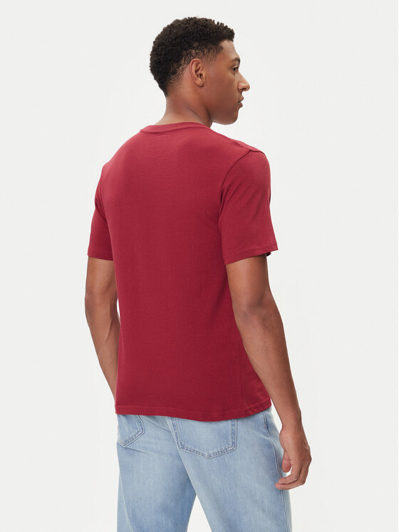 Jack & Jones Jack & Jones T-Shirt York 12283800 Czerwony Relaxed Fit