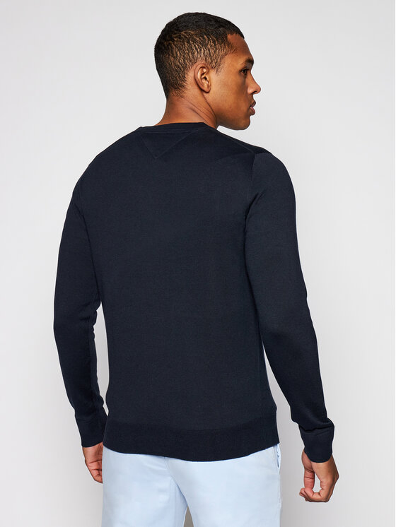 Tommy Hilfiger Tommy Hilfiger Džemperis MW0MW04978 Tumši zils Regular Fit