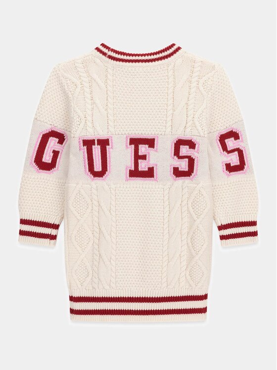 Guess Kids Guess Kids Sukienka codzienna 181517 Beżowy Classic Fit