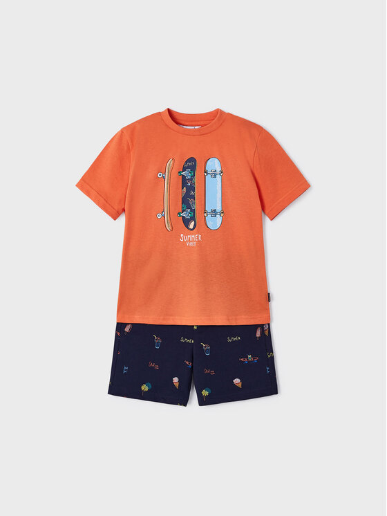 Completo T-shirt e pantaloncini 3676 Multicolore