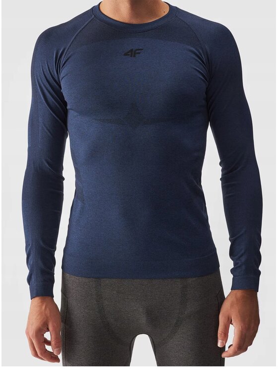 4F 4F Bielizna termoaktywna górna USEAM174-XXL/3XL-31 Granatowy Regular Fit