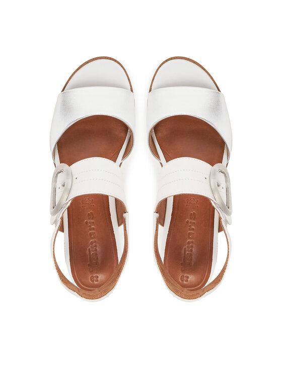 Tamaris Tamaris Sandály 1-28206-42 Bílá