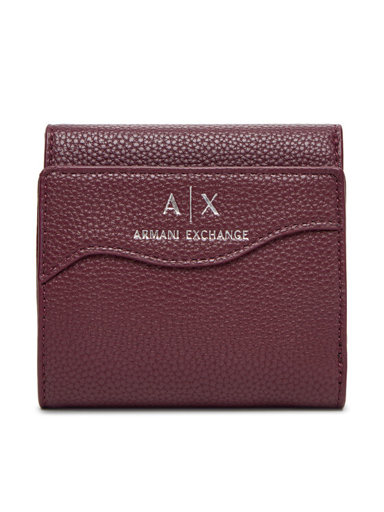 Armani Exchange Mały Portfel Damski 948530 CC783 UA343 Bordowy