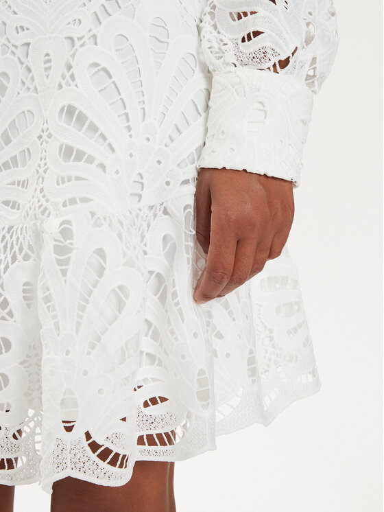 Morgan Morgan Coctailkleid 232-ROSLO Écru Slim Fit