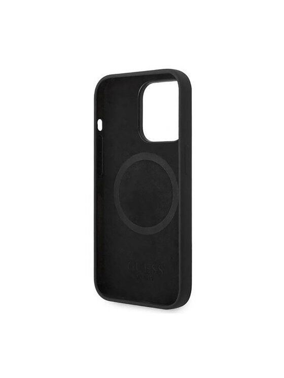 Guess Guess Etui na telefon Silicone Czarny