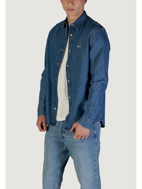 Tommy Jeans Tommy Jeans Camicia RGLR FIT MID B Blu To Fit
